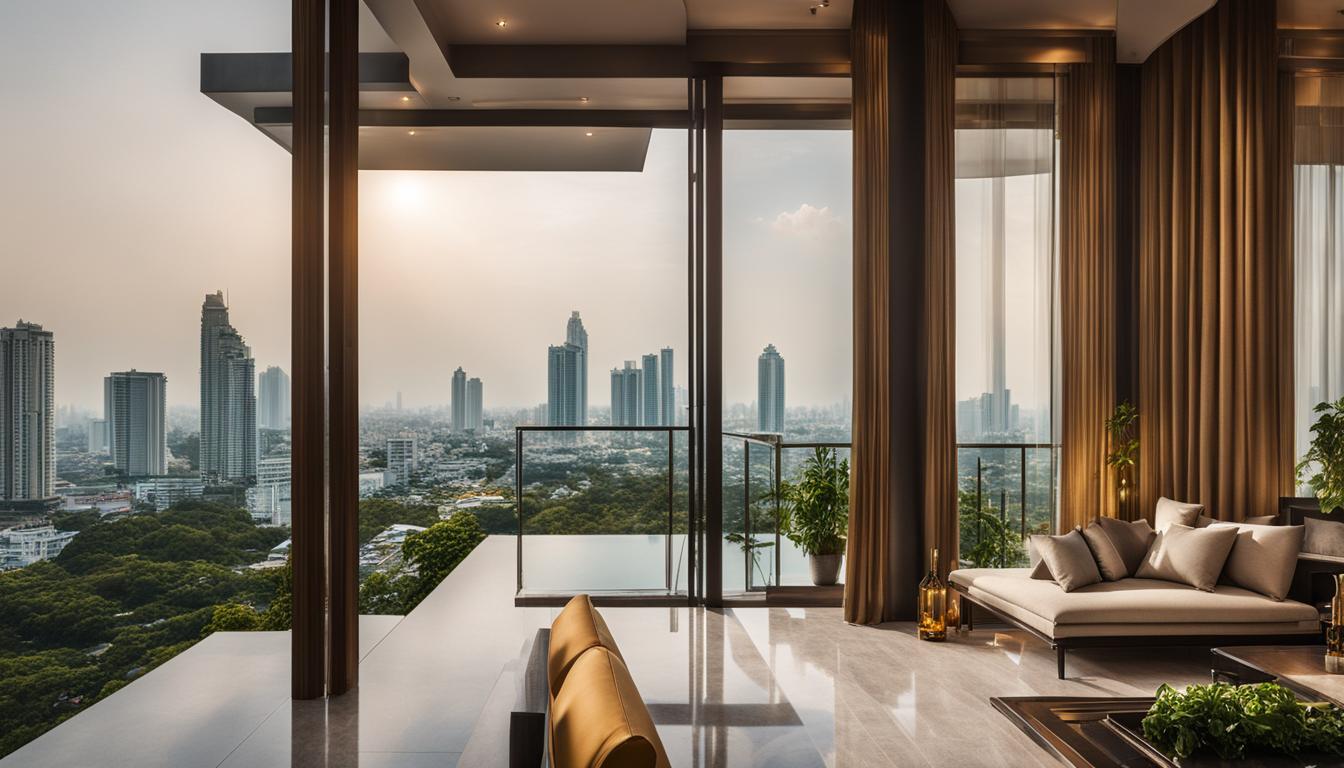 A warm, naturally lit interior with soft textiles